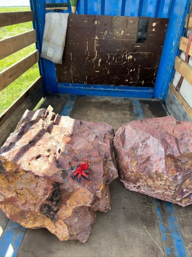 Ландшафтные глыбы красно-фиолетовые 200-1000 килограмм купить в Нефтекамске