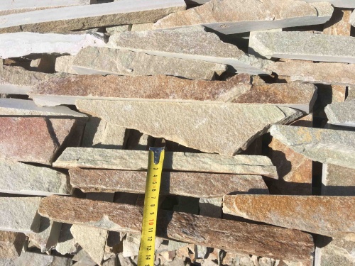 Горбушка златолит золотистый для облицовки купить в Нефтекамске