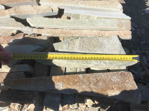 Горбушка златолит золотистый для облицовки купить в Нефтекамске