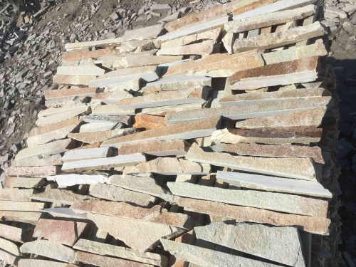 Горбушка златолит золотистый для облицовки купить в Нефтекамске