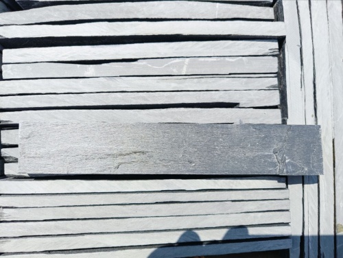 Плитка чёрная из натурального камня фасадная 30 см * 5 см, толщина 7 мм -30 мм купить в Нефтекамске